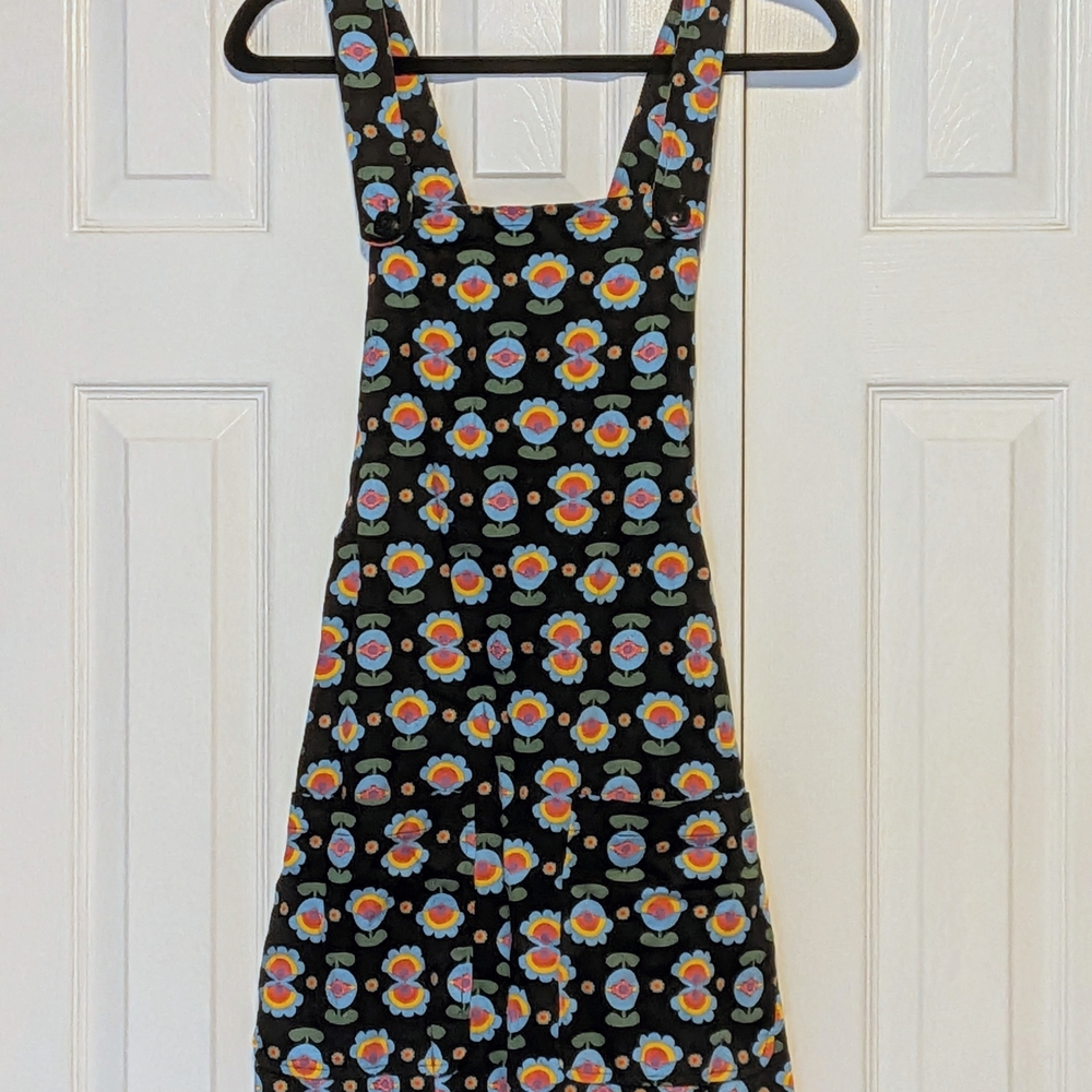 Collectif Black Floral Mini Dress
